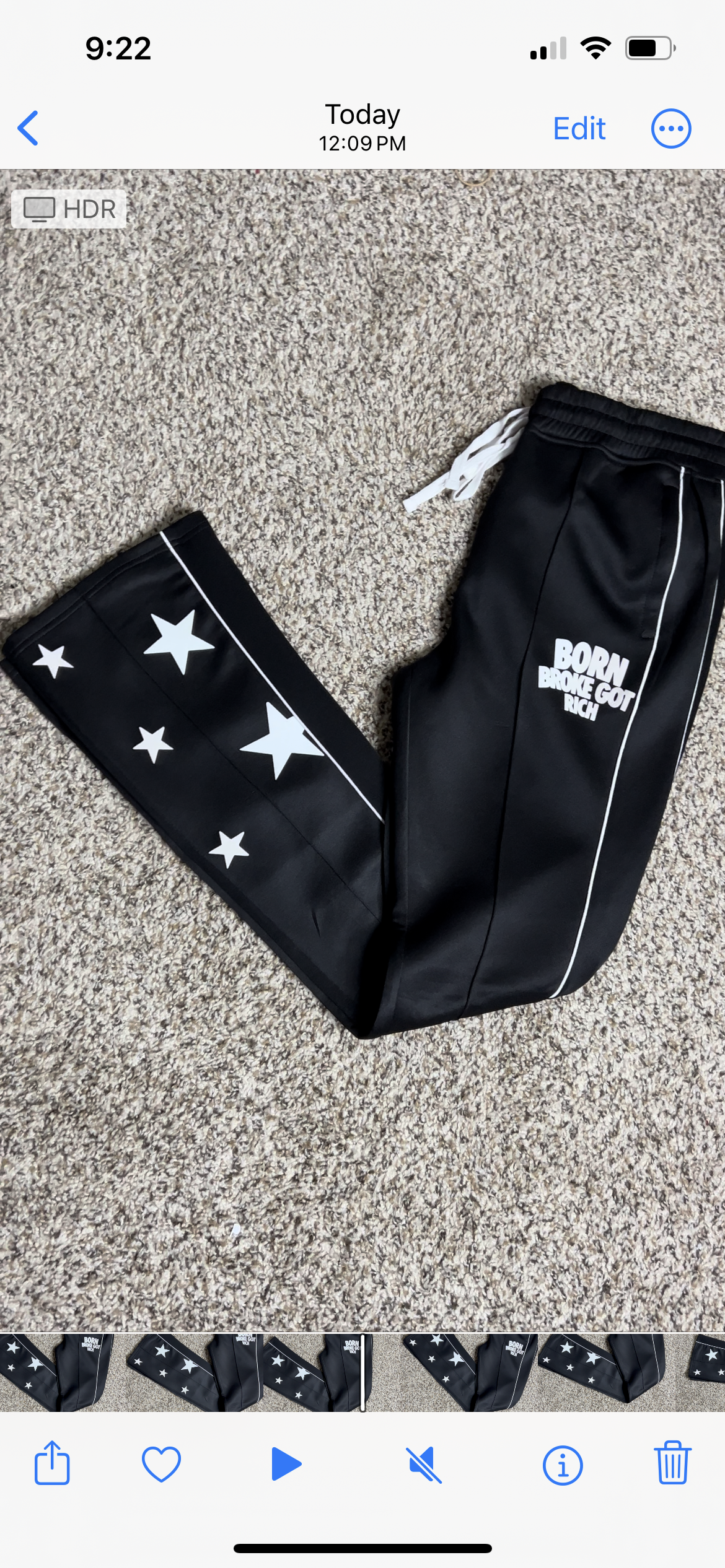 BBGR Superstar Stacked Track Pant