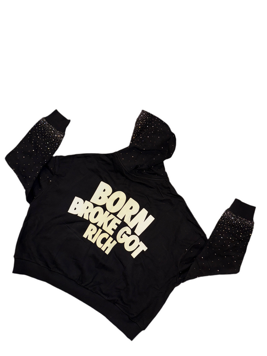 BBGR Rhinestone Hoody